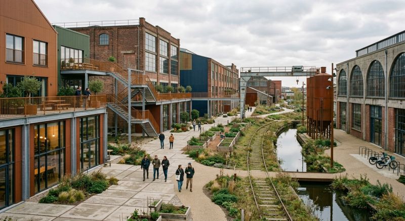 Friches industrielles : leur seconde vie en logements et bureaux