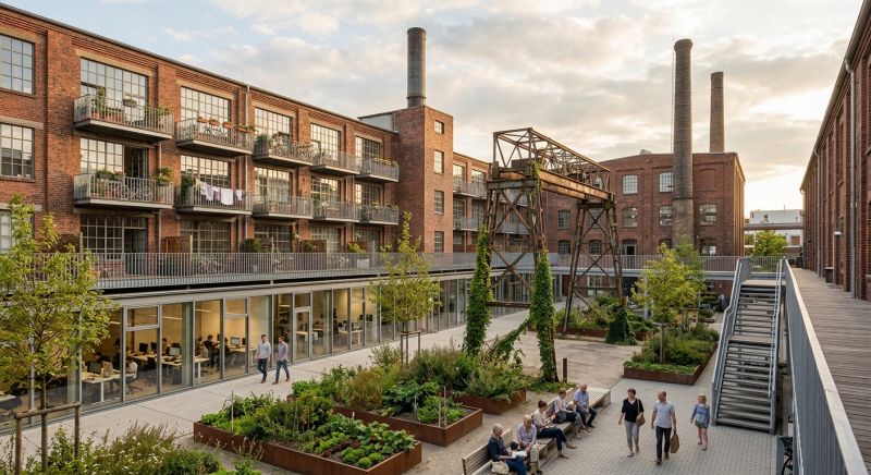 Friches industrielles : leur seconde vie en logements et bureaux